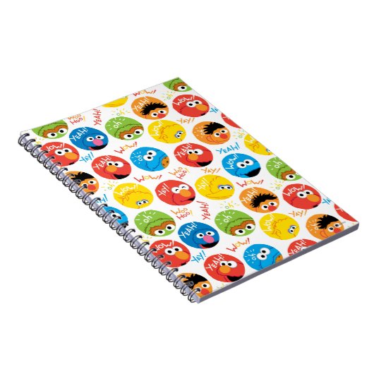 セサミストリート円キャラクター型 ノートブック (右側)