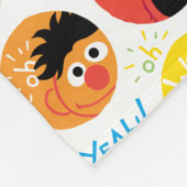 セサミストリート円キャラクター型 フリースブランケット (角)