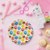 セサミストリート円キャラクター型 ペーパープレート (パーティー)