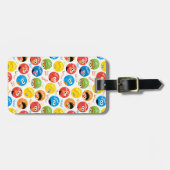 セサミストリート円キャラクター型 ラゲッジタグ (正面横)