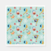 セサミストリート冬模様 スタンダードランチョンナプキン (正面)