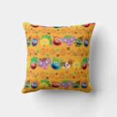 セサミストリート紅葉パターン クッション (裏面)