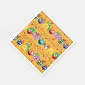 セサミストリート紅葉パターン スタンダードランチョンナプキン (角)