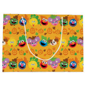 セサミストリート紅葉パターン ラージペーパーバッグ (裏面)