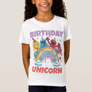 セサミストリート誕生日ユニコーン Tシャツ