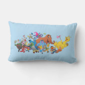 セサミストリート走!キャラクターイラストレーション ランバークッション (裏面)