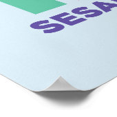 セサミストリート123 ポスター (角)