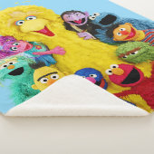 セサミストリート |おもしろいカラフルポートレート シェルパブランケット (3/4)