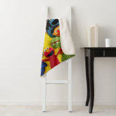 セサミストリート |おもしろいカラフルポートレート シェルパブランケット (インサイチュ)