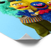 セサミストリート |おもしろいカラフルポートレート ポスター (角)