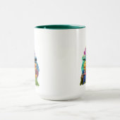 セサミストリート |おもしろいカラフルポートレート マグカップ (中央)