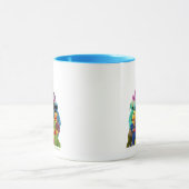 セサミストリート |おもしろいカラフルポートレート マグカップ (中央)