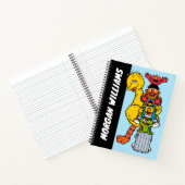 セサミストリート | お名前を追加 ノートブック (内部)