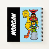 セサミストリート | お名前を追加 ノートブック (裏面)