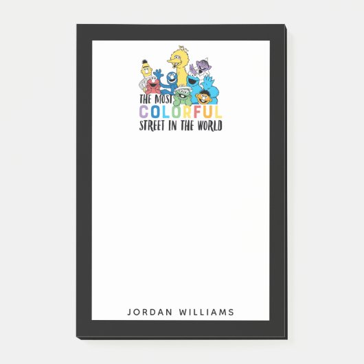 セサミストリート | お名前を追加 ポストイット (正面)