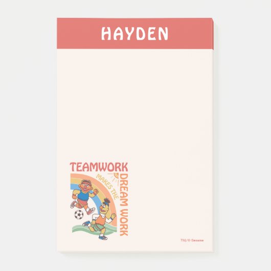 セサミストリート | お名前を追加 ポストイット (正面)