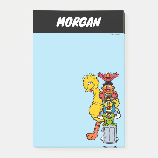 セサミストリート | お名前を追加 ポストイット (正面)