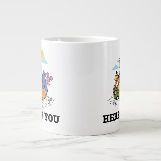 セサミストリート |お客様 ジャンボコーヒーマグカップ (正面)