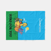 セサミストリート |お客様 |名前の追加 フリースブランケット (正面(横))