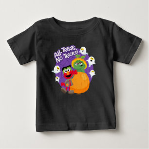 セサミストリート お菓子をもらおう! ベビーTシャツ