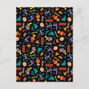 セサミストリート  かわいいハロウィン模様 ポストカード