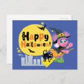 セサミストリート |かわいいハロウィン模様 ポストカード (正面/裏面)