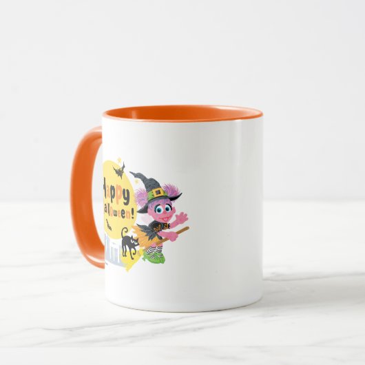 セサミストリート |かわいいハロウィン模様 マグカップ (正面左)