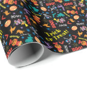 セサミストリート |かわいいハロウィン模様 ラッピングペーパー (ロールコーナー)