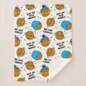 セサミストリート |この世界のクッキーモンスター シェルパブランケット (正面)