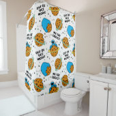 セサミストリート |この世界のクッキーモンスター シャワーカーテン (インサイチュ)