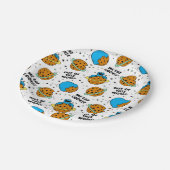 セサミストリート |この世界のクッキーモンスター ペーパープレート (アングル)