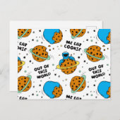 セサミストリート |この世界のクッキーモンスター ポストカード (正面/裏面)