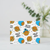 セサミストリート |この世界のクッキーモンスター ポストカード (スタンド正面)