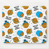 セサミストリート |この世界のクッキーモンスター マウスパッド (正面)