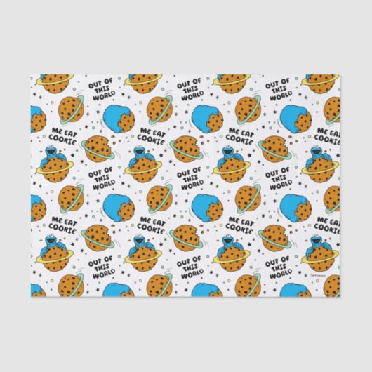 セサミストリート |この世界のクッキーモンスター 薄葉紙 (正面)