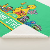 セサミストリート |すべてののまわりにセサミストリート記号 シェルパブランケット (3/4)