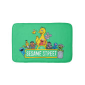セサミストリート |すべてののまわりにセサミストリート記号 バスマット (正面)