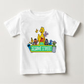 セサミストリート |すべてののまわりにセサミストリート記号 ベビーTシャツ (正面)