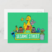 セサミストリート |すべてののまわりにセサミストリート記号 ポストカード (正面/裏面)