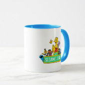 セサミストリート |すべてののまわりにセサミストリート記号 マグカップ (正面右)