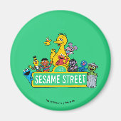 セサミストリート |すべてののまわりにセサミストリート記号 マグネット (正面)