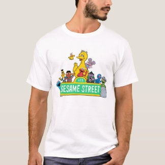 セサミストリート |すべてののまわりにセサミストリート記号 Tシャツ