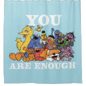 セサミストリート |もう十分 シャワーカーテン (正面)