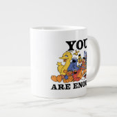 セサミストリート |もう十分 ジャンボコーヒーマグカップ (正面右)