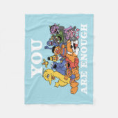 セサミストリート |もう十分 フリースブランケット (正面)