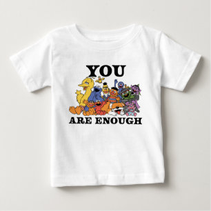 セサミストリート もう十分 ベビーTシャツ