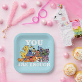 セサミストリート |もう十分 ペーパープレート (パーティー)