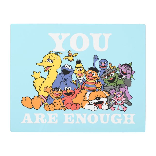 セサミストリート |もう十分 メタルプリント (正面)