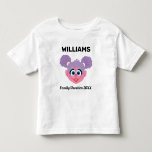セサミストリート アビーキャダビー家族の休暇 トドラーTシャツ