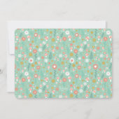 セサミストリート - アビー・カダビー | ワン イズ ファン バースデー 招待状 (裏面)